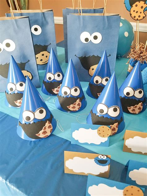 Diy Cookie Monster Party Beautiful Eats And Things Baby Boy 1st