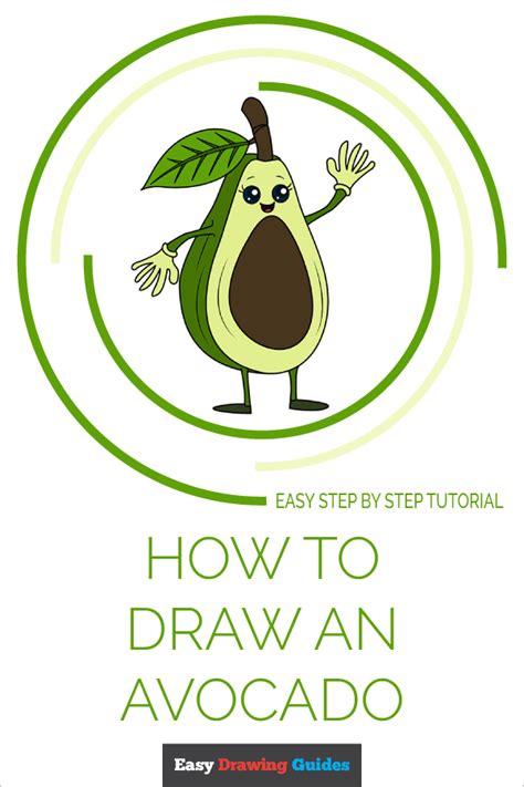 How To Draw An Avocado Really Easy Drawing Tutorial Easy Drawings