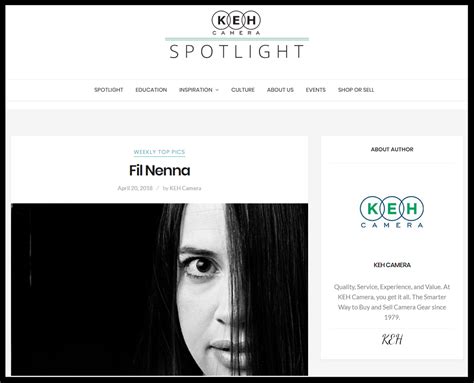 Featured Photographer On The Keh Spotlight Blog — Filippo Nenna Photography