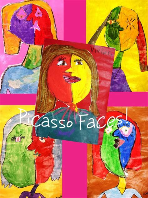Picasso's ' face with large nose', ramié 503 is one in an edition of 100. Picasso-Faces art lesson | Deep Space Sparkle