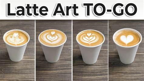 Latte Art Tutorial To Go Latte Art Youtube