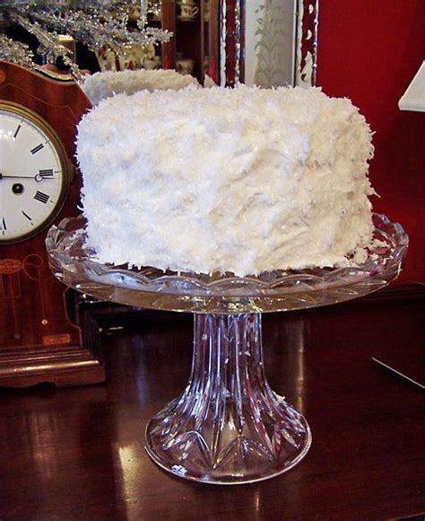 I have completed my first paula deen christmas cake. fresh coconut cake paula deen