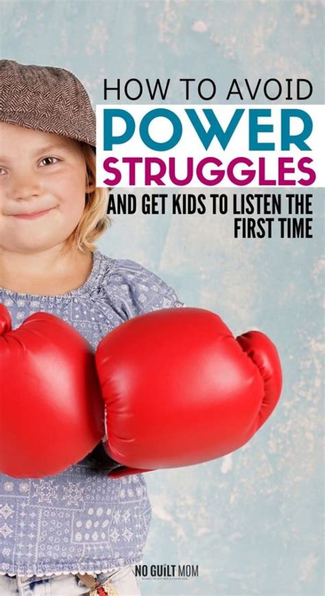 Avoid Power Struggles How To Get Kids To Listen The First Time No
