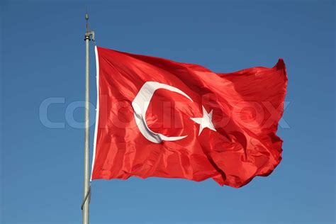 Turkish Flag Stock Image Colourbox
