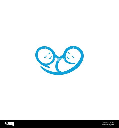 Two Twin Twins Stock Vector Images Alamy