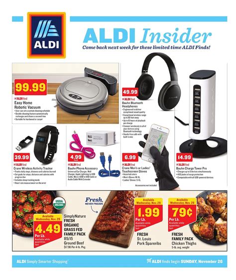 Browse aldi weekly ad circular. ALDI Weekly Ad Nov 26 - Dec 2, 2017