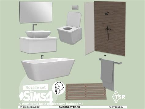 Rosalie Bathroom Cc Sims 4 Syboulette Custom Content For The Sims 4