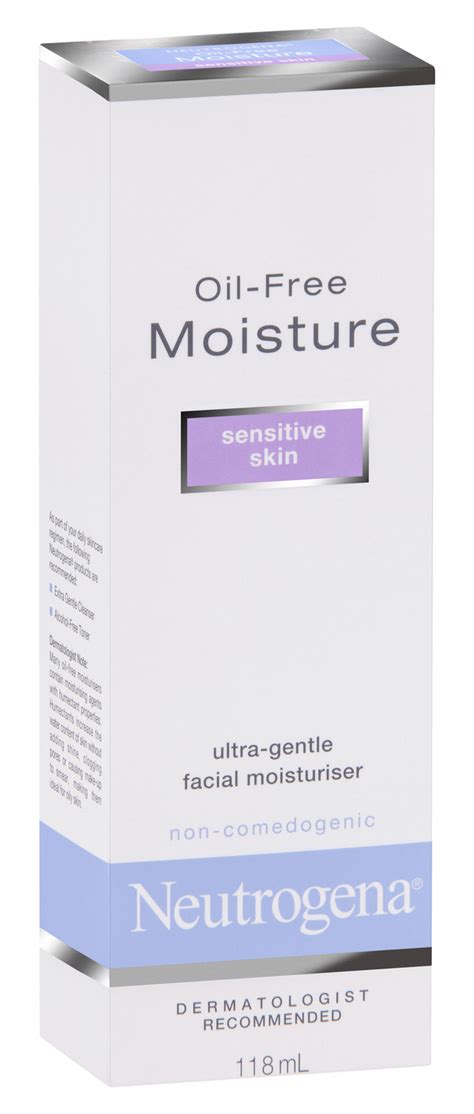 oil free moisturiser sensitive skin neutrogena® australia