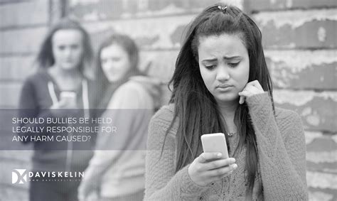Should Bullies be Held Legally Responsible for any Harm Caused?