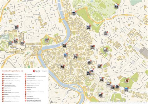 Printable Walking Map Of Rome Free Printable Maps