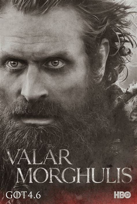 The Blot Says Game Of Thrones Season 4 “valar Morghulis” Character Poster Set