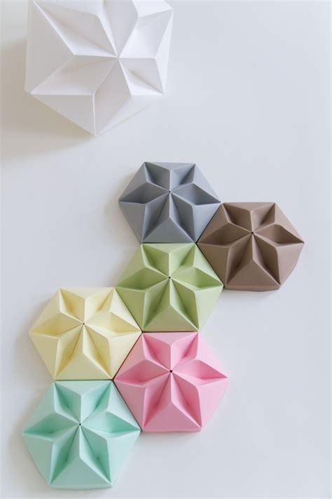 Geometric Origami Origami Geometric Shapes Origami Flowers