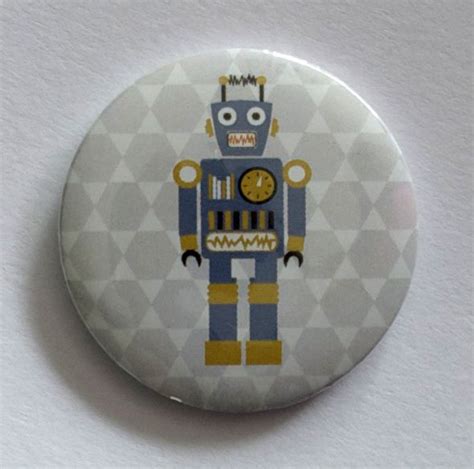 Badge Les Petits Robots Badge Patches Coasters