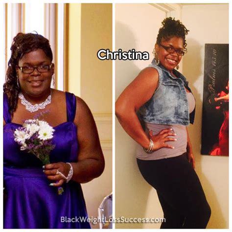 Christina Lost 60 Pounds Black Weight Loss Success