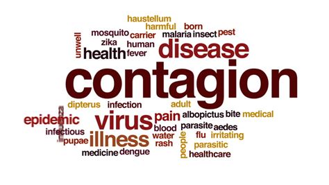 Spreading of a disease from one individual to another; Contagion definition/meaning