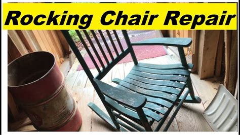 How To Repair A Rocking Chair Youtube