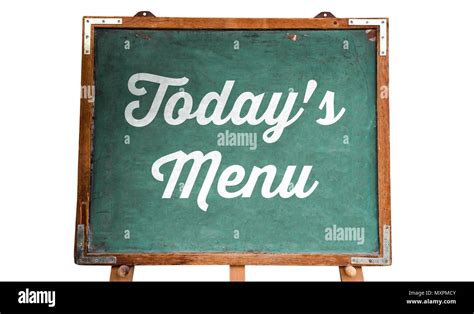 Today Specials White Chalk Menu Hi Res Stock Photography And Images Alamy