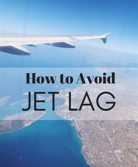 How To Avoid Jet Lag Reclaiming Yesterday