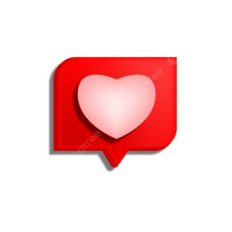 3d Like Notification Love Icon Modern Like Icons Love Icons