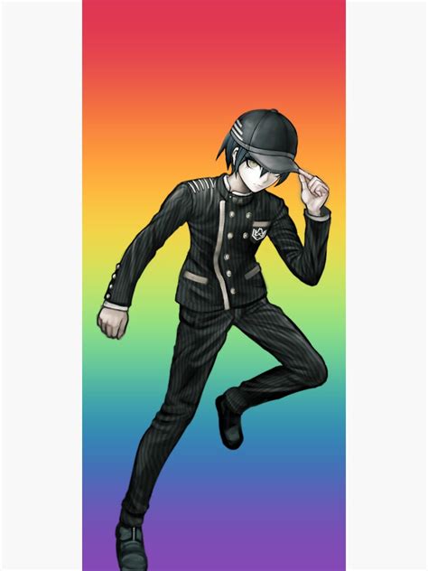 Shuichi Saihara Gay Pride Sticker For Sale By Cosplayshin Redbubble