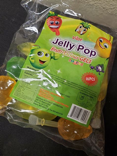 Tik Tok Fruit Jelly Gels Jelly Pop Fruti Licious 16 Per Bag Ebay