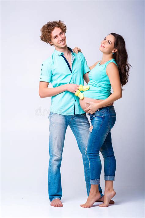 Pregnant Woman With Her Husband Stock Image Image Of Birth Husband 66654511