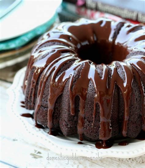 Ultra Moist Chocolate Cake With Chocolate Drizzle The Domestic