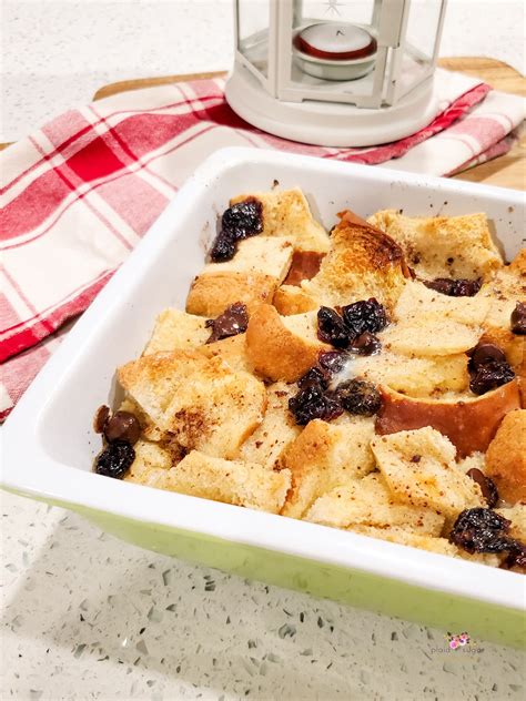 Easy Bread Pudding Quick Simple — Plaid And Sugar