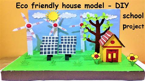 How To Make Eco Friendly House For School Project School Walls