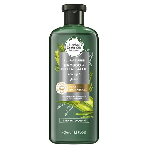 Herbal Essences Bio:Renew Sulfate Free Shampoo, Aloe Bamboo, 13.5 oz ...