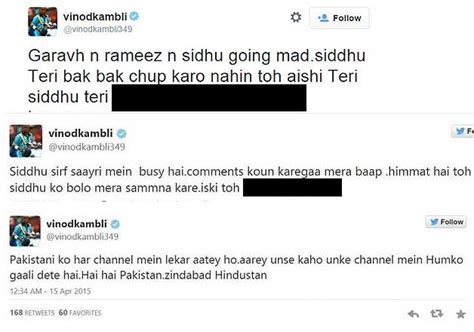 Vinod Kambli Abusive Tweets Controversy Goes Viral Indiatv News Who Cares News India Tv