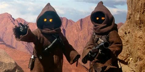 What Do Star Wars Jawas Look Like Under Their Hoods