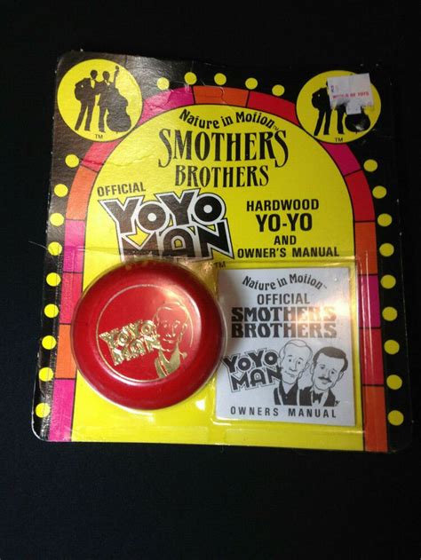 Smothers Brothers Official Yoyo Man Yo Yo Withtrick Manual Collectors