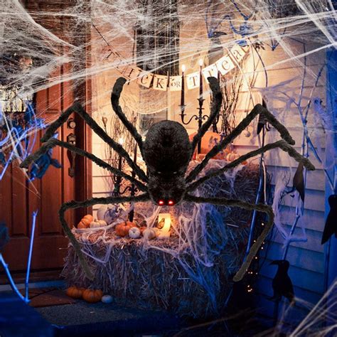 293inch Halloween Spider Decoration Haunted House Prop Indoor Outdoor