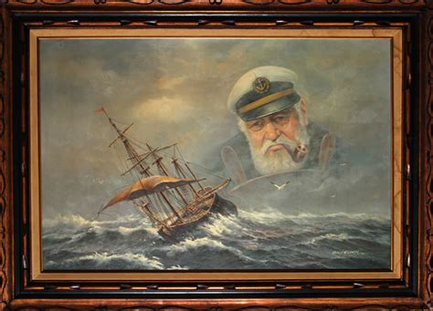 Sold At Auction Billy Wilder Billy Wilder Old Sea Captain Oil Painting