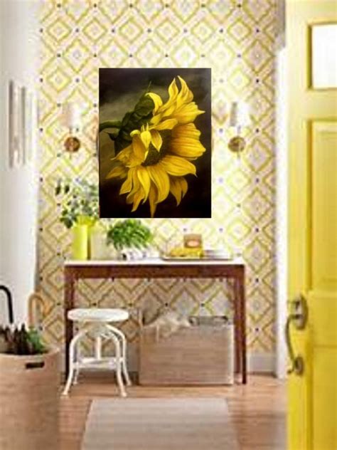 Acrylic Painting Flower Sunflower Acrylic Painting Flower Painting