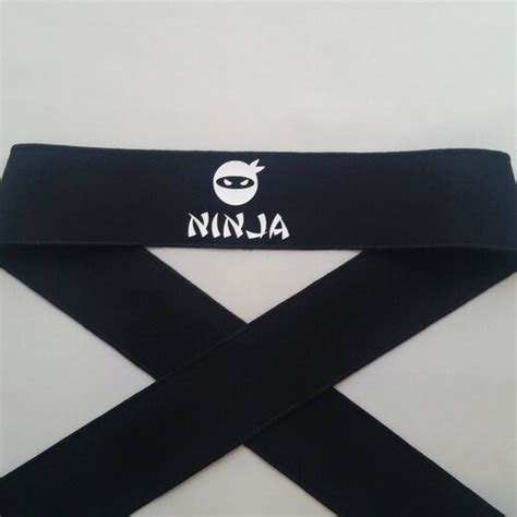 Personalized Ninja Headbands With Suns Personalized Ninja Etsy