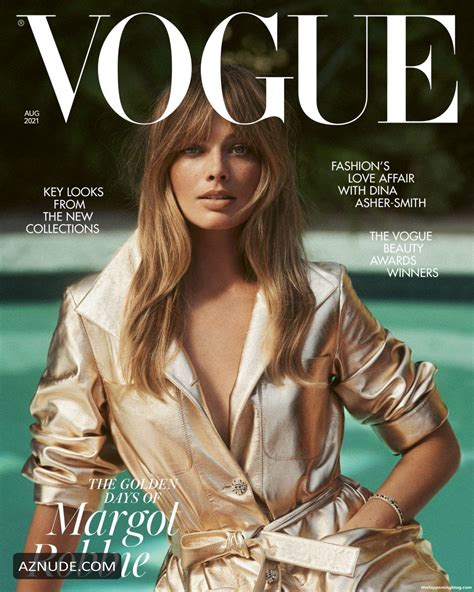 Margot Robbie Sexy Poses In Vogue Magazine Uk Photoshoot Aznude
