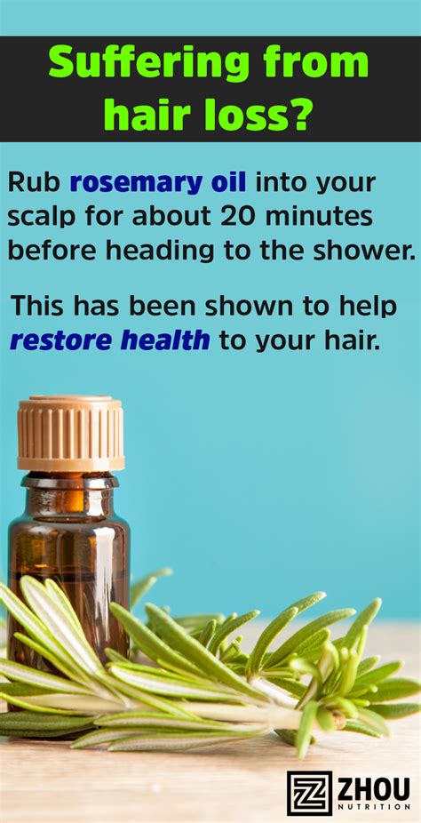 10 drops rosemary essential oil. Rosemary oil has been shown to help restore health to your ...