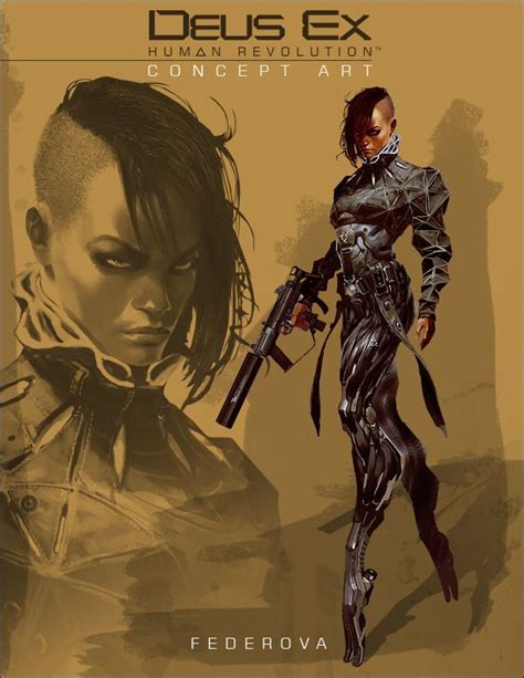 Federova Deus Ex Crazy Design Must Buy This Game Soon Character Concept Character Art