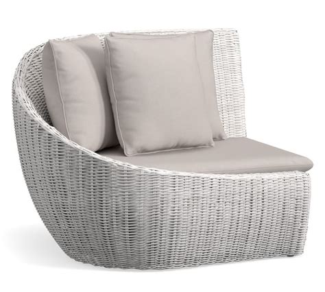 Build Your Own Torrey All Weather Wicker Curved Sectional Components