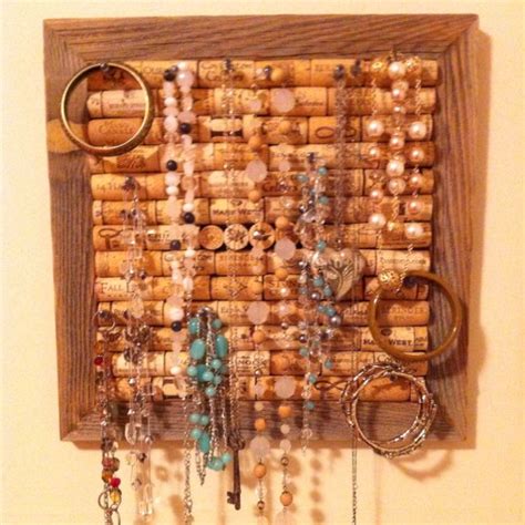 Wine Cork Board For My Necklaces Diy Pinterest