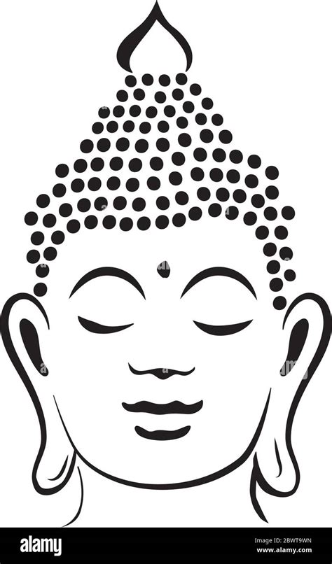 buddha vector graphic design element stock vector image and art alamy