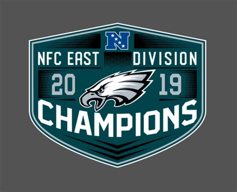Philadelphia Eagles 2019 Nfc East Division Champions Vinyl Decal Ebay