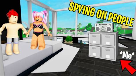 I Got Caught Spying On People In Brookhaven Rp Youtube