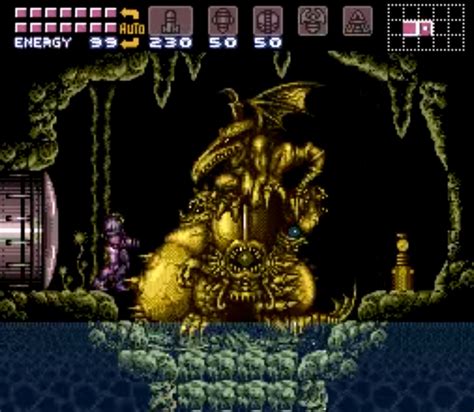 That Scary Statue Of The Bosses In Super Metroid Game Art Hq