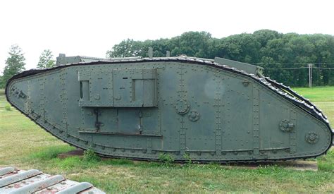 Mk Iv Female British Heavy Tank Ww Displayed At The United States Army