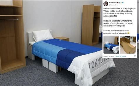 Twitter Reacts To Tokyo Olympics Sex Prevention Cardboard Beds