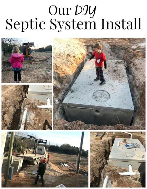 You will need to adapt the container's opening to fit the standard 3 inch sewer connection. This is how we installed our DIY septic system # ...