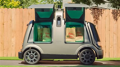 A Vehicle Without A Windshield Check Out This Driverless Delivery Van
